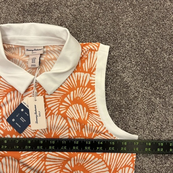 Tommy Bahama Womens Golf Shell 1/4 Zip Sleeveless Polo Top Size M - Medium - NWT - Picture 7 of 12